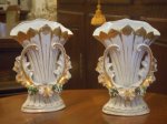 Coppia di vasi in porcellana, Francia seconda metà XIX secolo