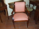 Poltrona Impero in legno di mogano,Inghilterra inizio XIX sec